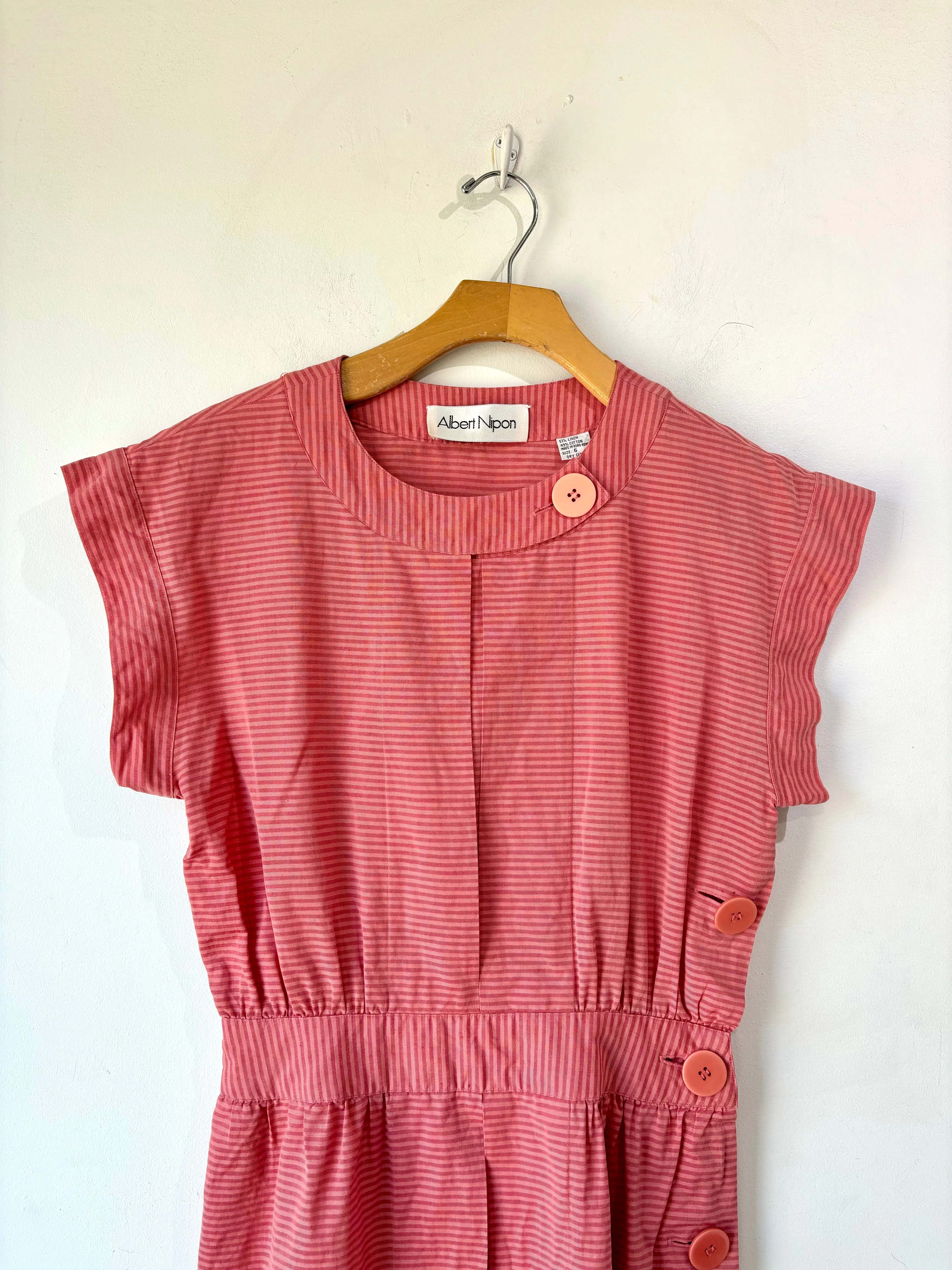 Vintage Albert Nipon Striped Dress