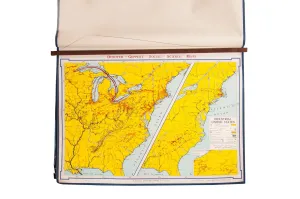 Vintage Denoyer Geppert Map