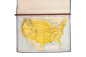 Vintage Denoyer Geppert Map