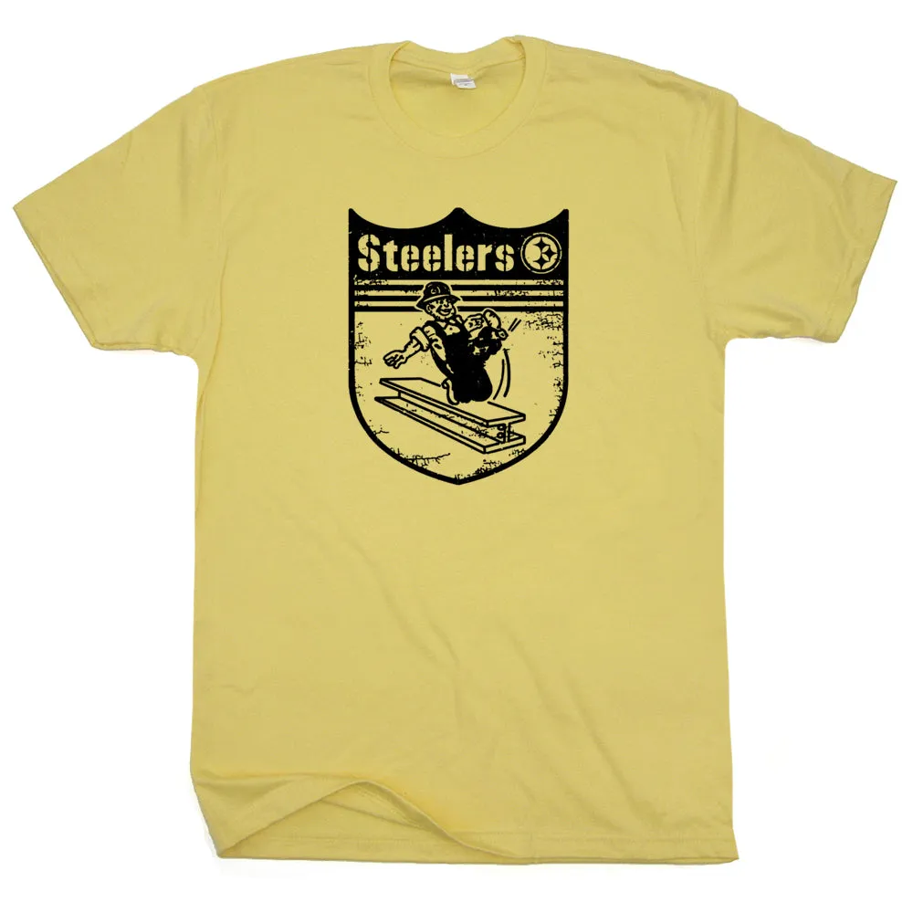 Vintage Pittsburgh Steelers Shirt Retro Pittsburghs Steelers Logo T Shirt Throwback Steelers Tee