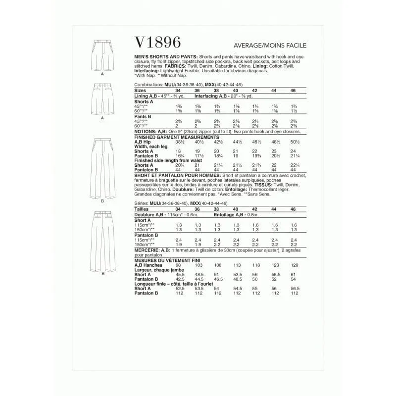 Vogue Dress Pattern V1896-MUU