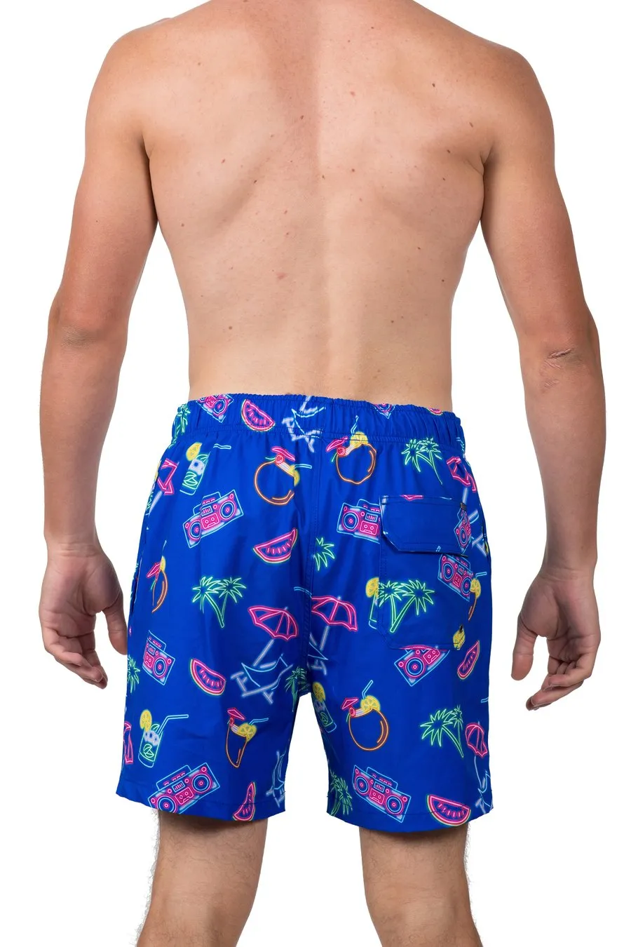 VS NAUTICAL NEON SWIM SHORTS