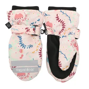 Water Repellent Ski Mittens - 2-4y