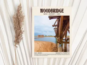 Woodbridge Vintage Wall Art, New Jersey, USA