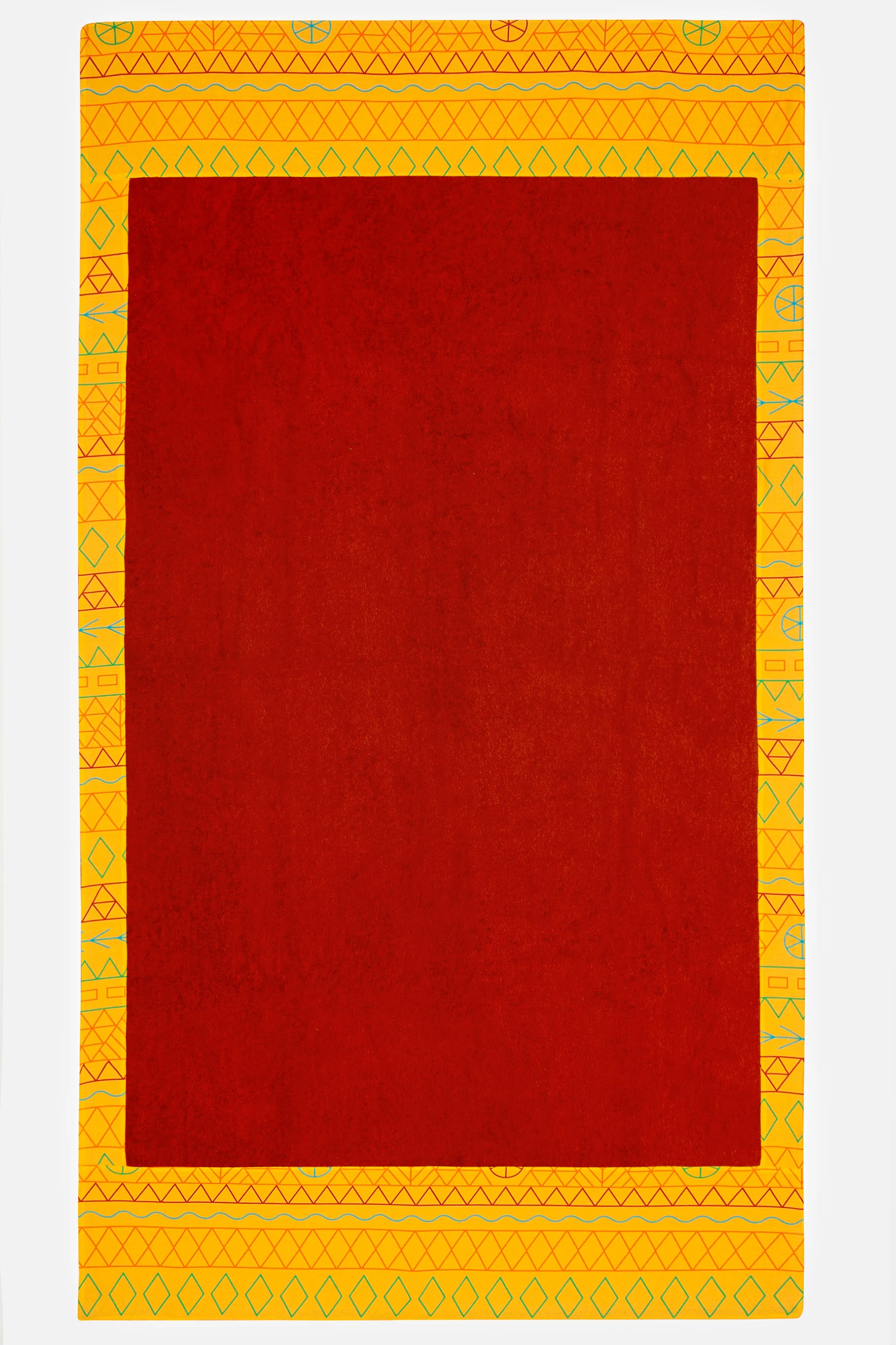 Yellow Tinos Cinnamon | Head 2 Toe Beach Towel