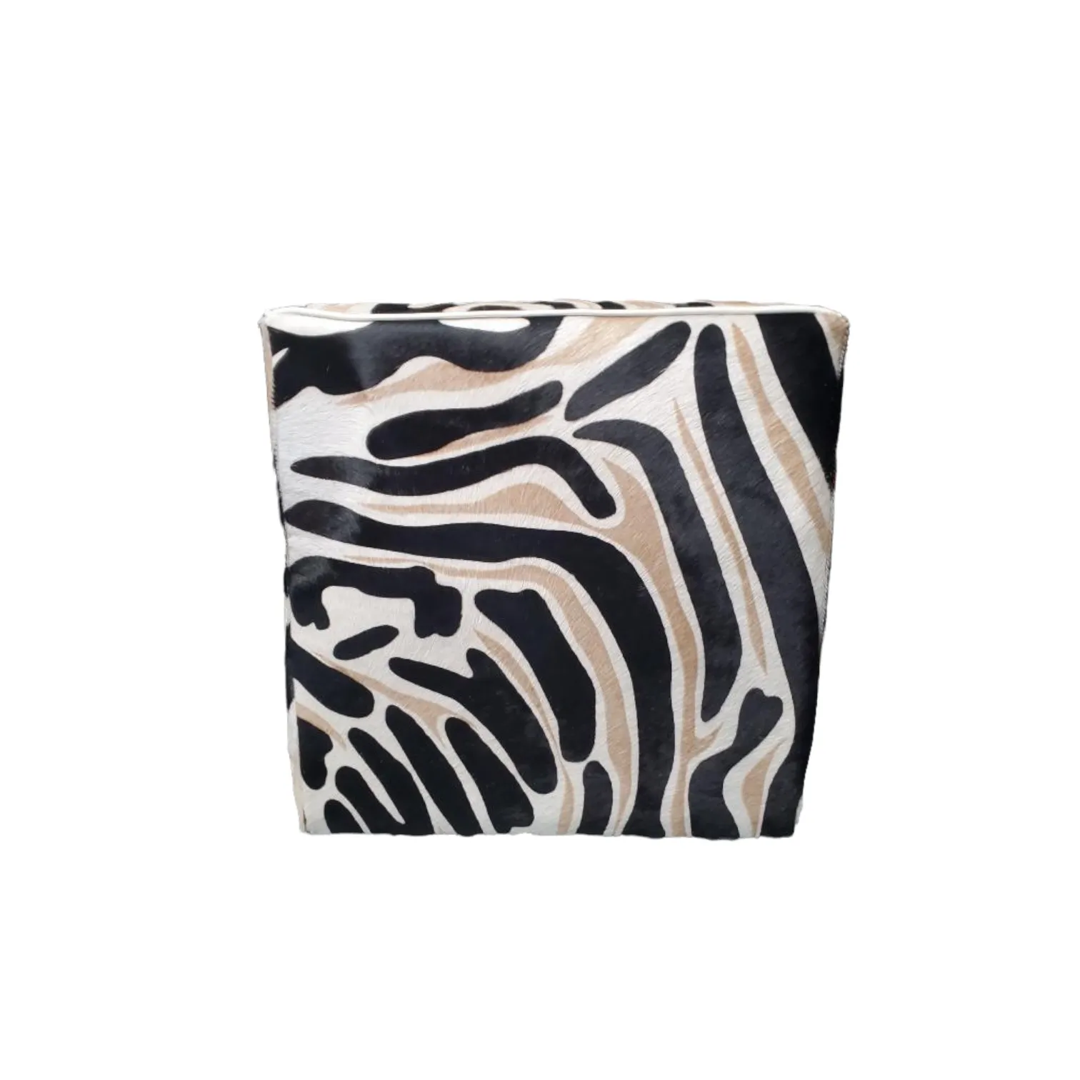 Zebra Ottoman - Cube - Choice of Size