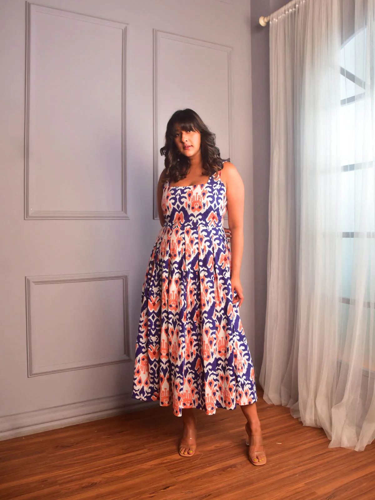 Zia Pleated dress
